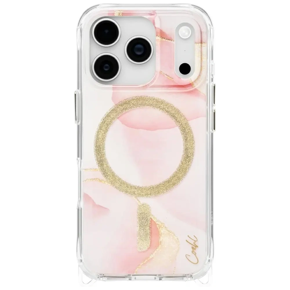 Etui UNIQ Coehl Aeris do Apple iPhone 17 Pro Magnetic Charging różowy