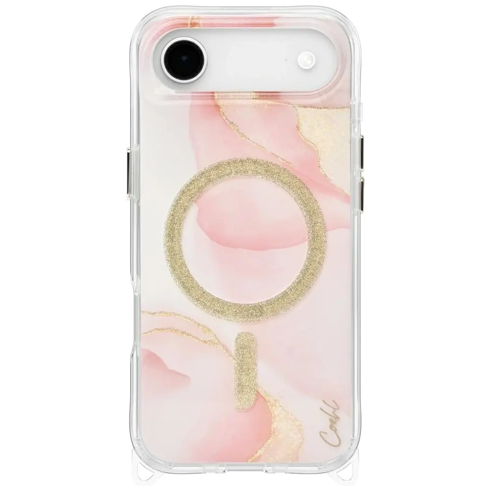 Etui UNIQ Coehl Aeris do Apple iPhone Air Magnetic Charging różowy