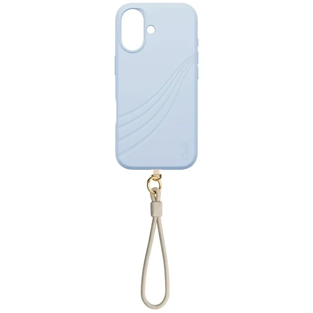 Etui UNIQ Coehl Serina do Apple iPhone 17 Magnetic Charging niebieski