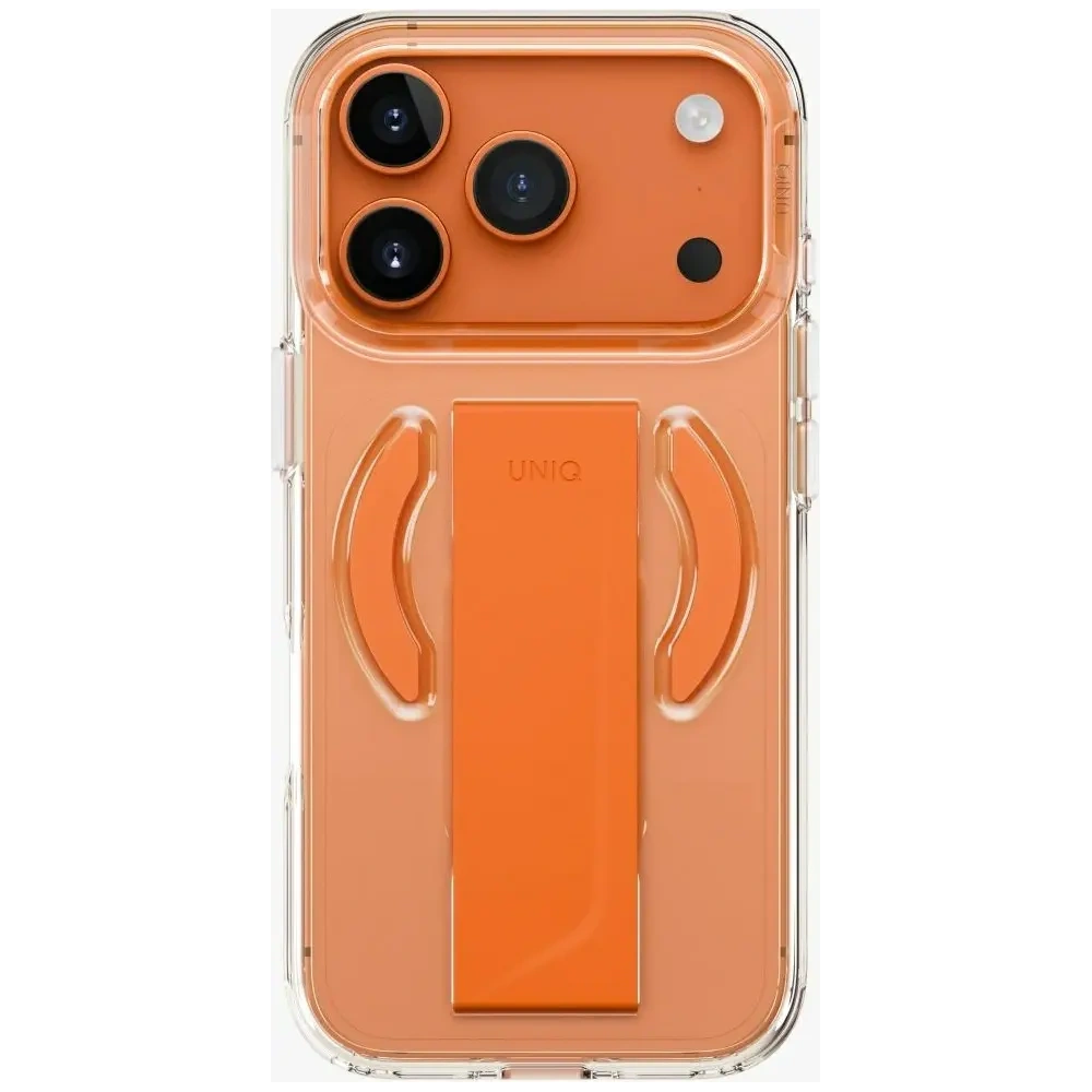 Etui UNIQ Heldro Air do Apple iPhone 17 Pro MagClick Charging pomarańczowy