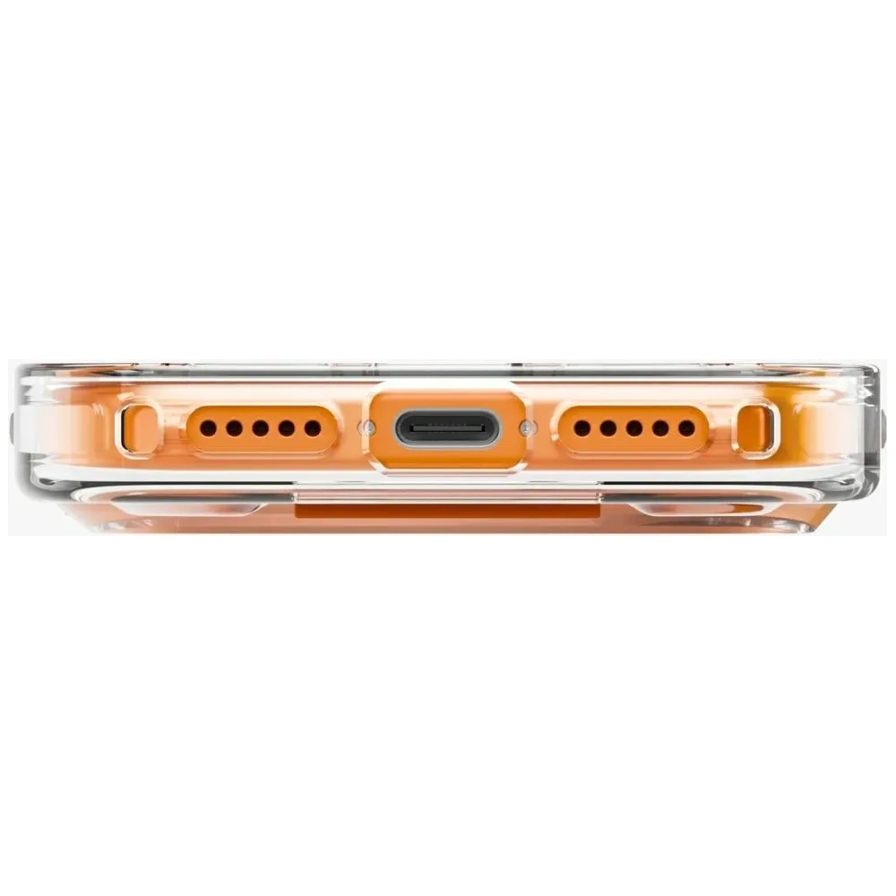 Etui UNIQ Heldro Air do Apple iPhone 17 Pro MagClick Charging pomarańczowy