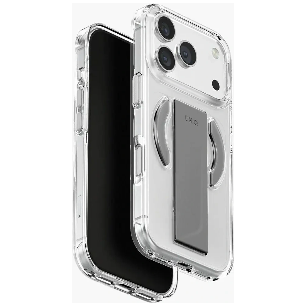 Etui UNIQ Heldro Air do Apple iPhone 17 Pro MagClick Charging przezroczysty