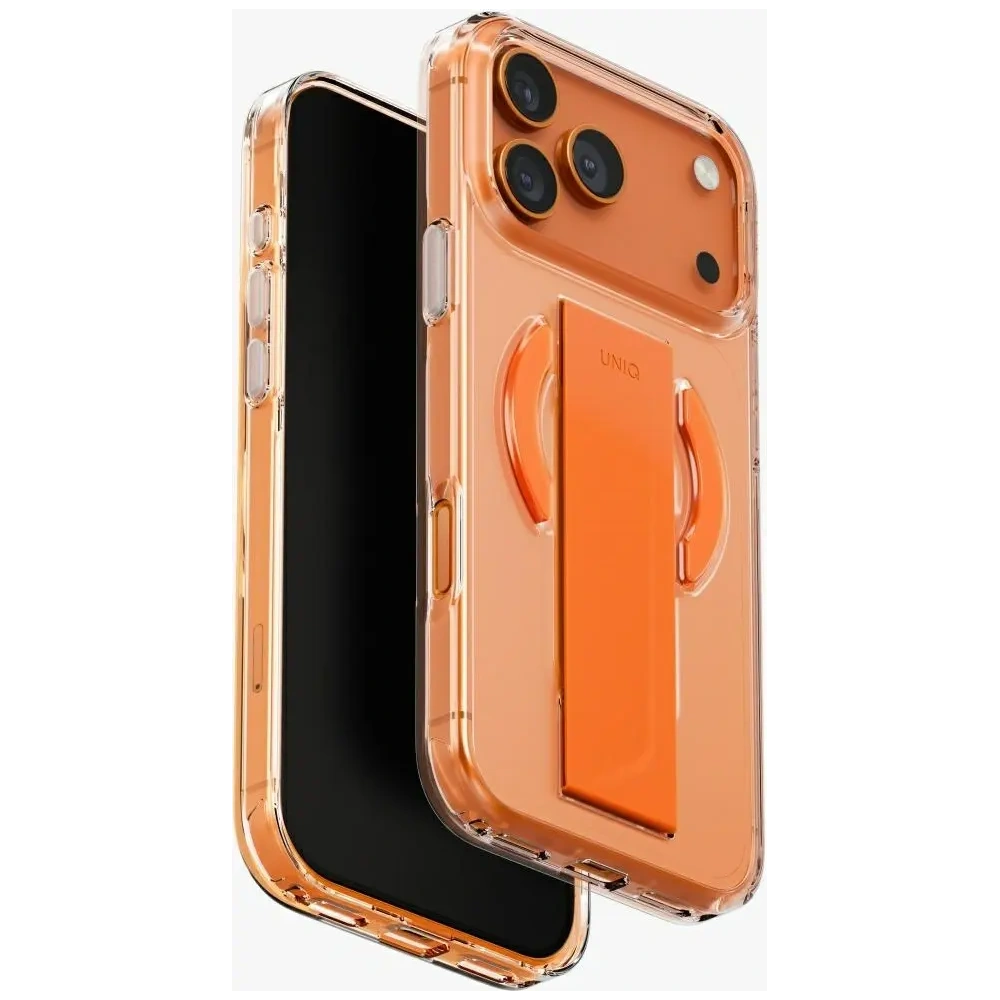 Etui UNIQ Heldro Air do Apple iPhone 17 Pro Max MagClick Charging pomarańczowy