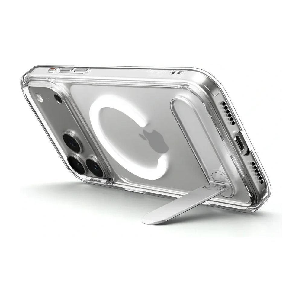 Etui Spigen Ultra Hybrid S Mag MagSafe do Apple iPhone 17 Pro Clear/white