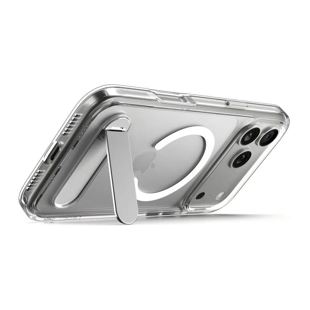 Etui Spigen Ultra Hybrid S Mag MagSafe do Apple iPhone 17 Pro Clear/white