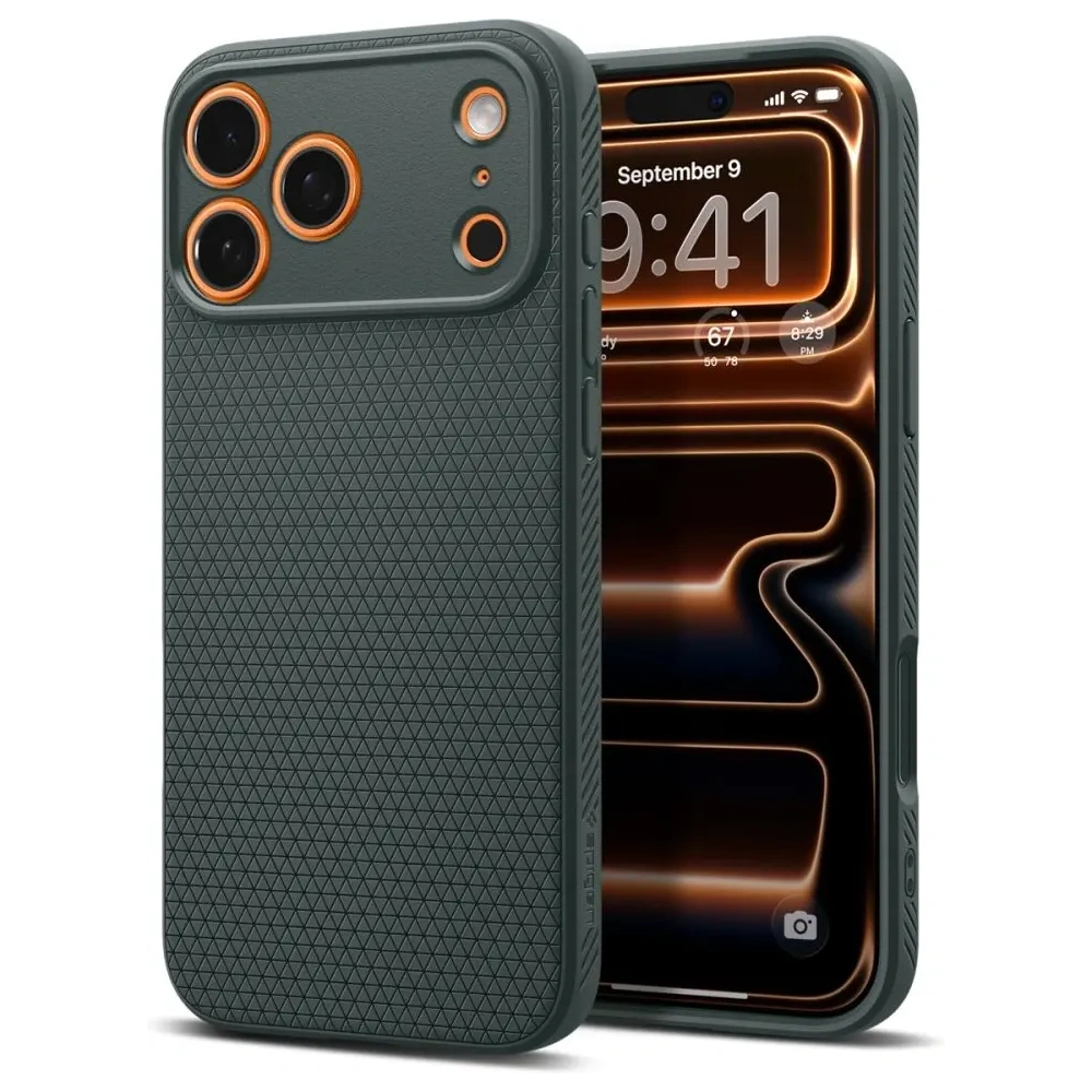 Etui Spigen Liquid Air do Apple iPhone 17 Pro Max Abyss Green