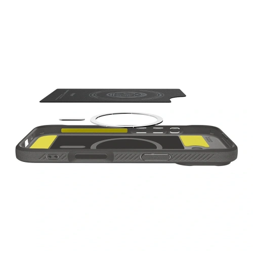 Etui Spigen Rugged Armor Mag MagSafe do Apple iPhone 17 Grey