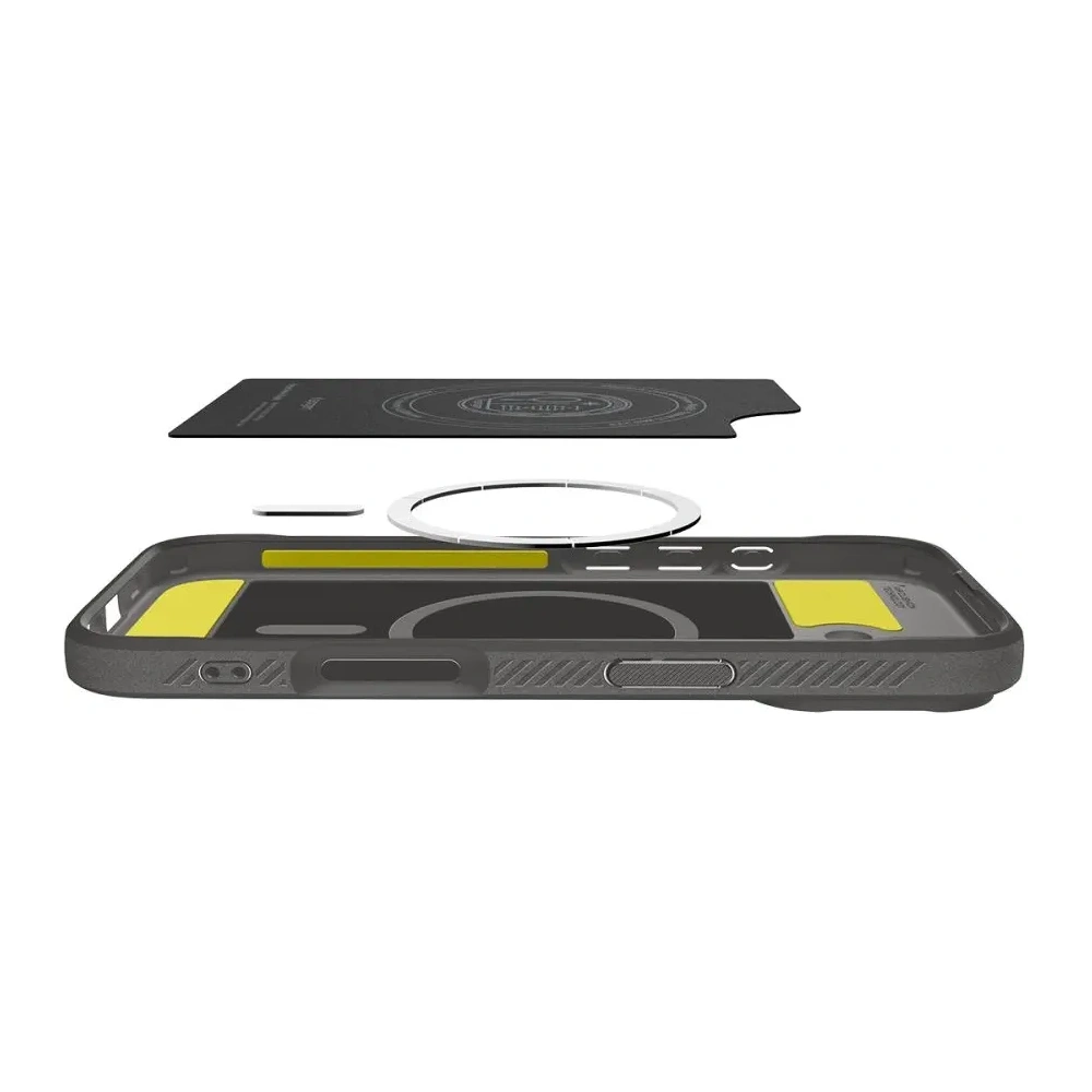 Etui Spigen Rugged Armor Mag MagSafe do Apple iPhone 17 Grey