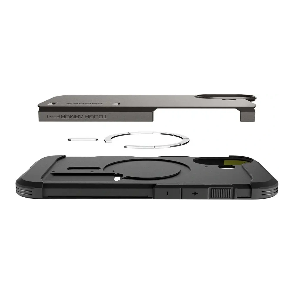 Etui Spigen Tough Armor T Mag MagSafe do Apple iPhone 17 Gunmetal