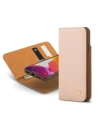 Etui Moshi Overture 2w1 Apple iPhone 11 Pro Max cu buzunare pentru carduri + suport (sistem SnapTo) (Luna Pink)