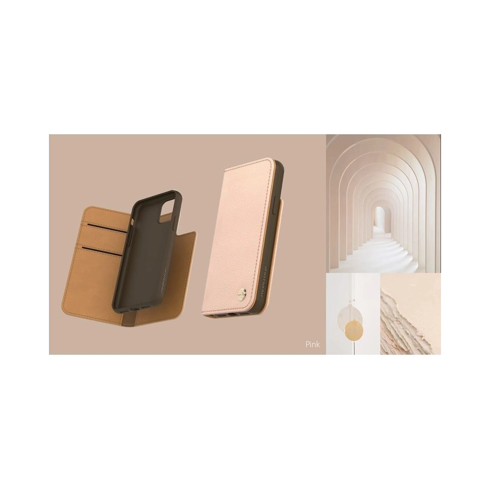 Hurtownia GSM - Etui Moshi Overture 2w1 Apple iPhone 11 Pro Max s kapsami na karty + stojánek (systém SnapTo) (Luna Pink) - MOSH048PNK - {ean13} - Hurt