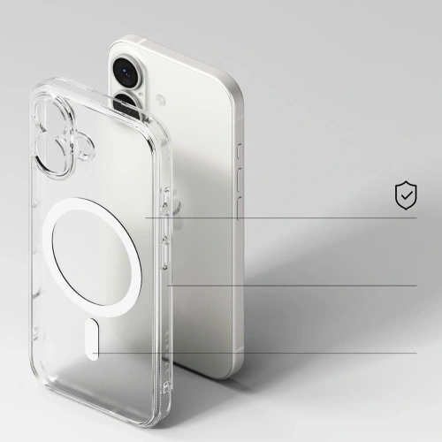 Etui Ringke Fusion Magnetic MagSafe do Apple iPhone 17 Matte Clear