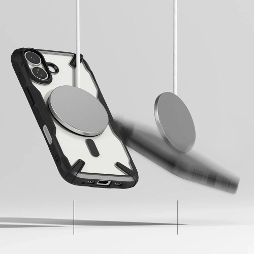 Etui Ringke Fusion-X Magnetic MagSafe do Apple iPhone 17 Black