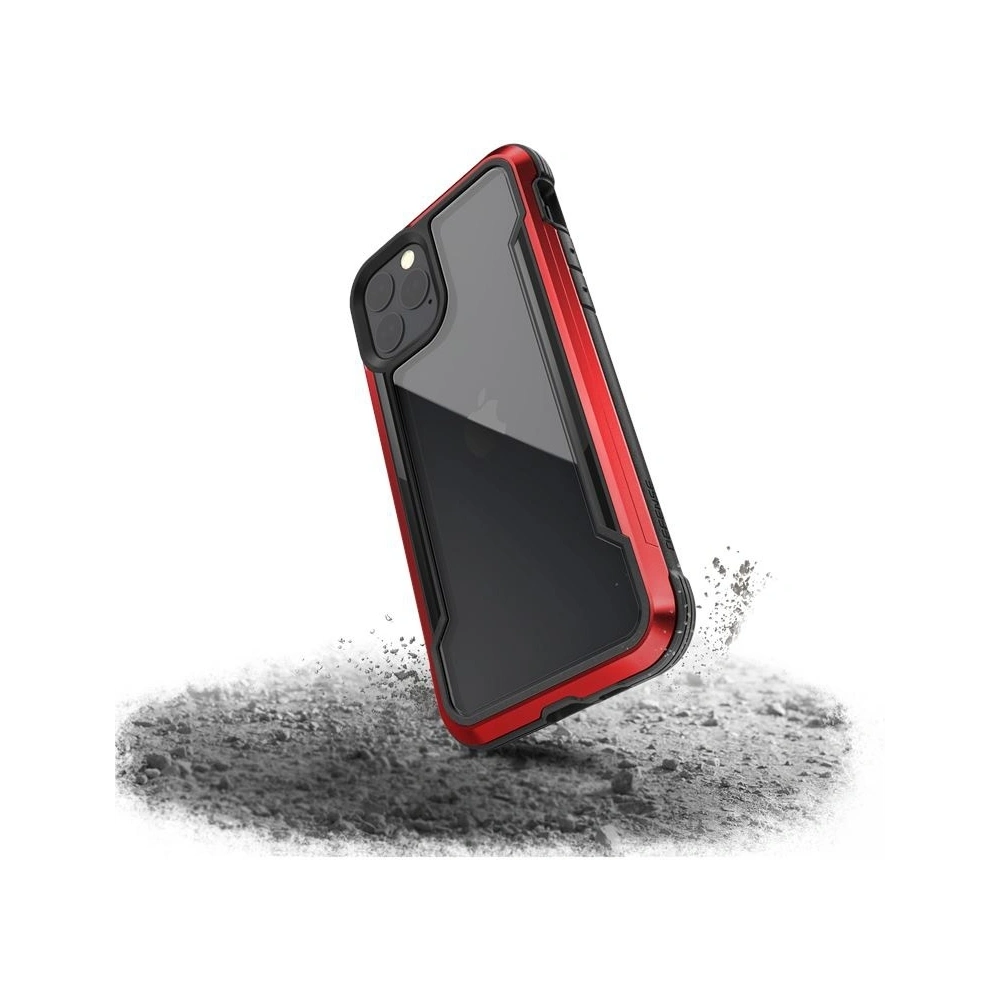 Hurtownia GSM - Aluminové pouzdro X-Doria Defense Shield Apple iPhone 11 Pro (Test pádu 3m) (Červená) - XDR007RED - {ean13} - Hurt