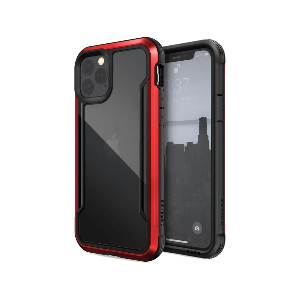 Hurtownia GSM - Aluminové pouzdro X-Doria Defense Shield Apple iPhone 11 Pro (Test pádu 3m) (Červená) - XDR007RED - {ean13} - Hurt