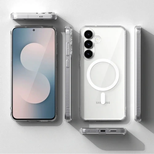 Etui Ringke Fusion Magnetic MagSafe do Samsung Galaxy S25 FE Clear
