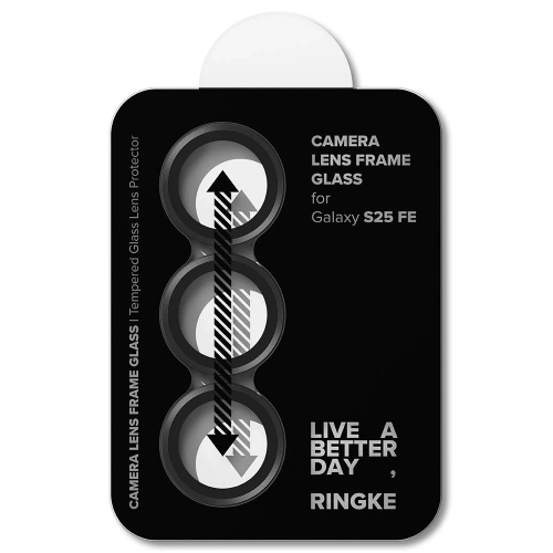 Osłona aparatu Ringke Camera Frame Protector do Samsung Galaxy S25 FE Black [2 PACK]