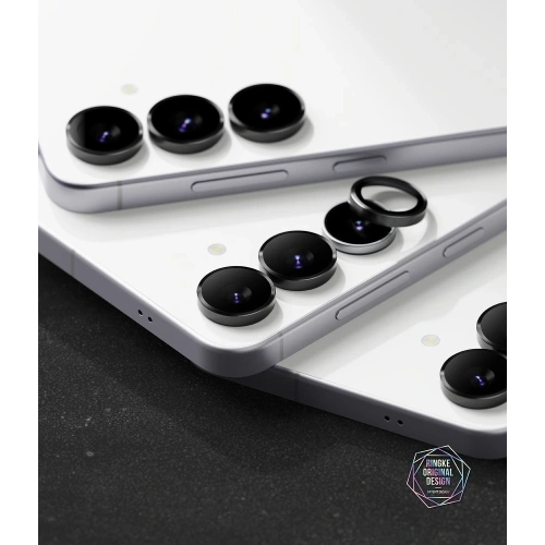 Osłona aparatu Ringke Camera Frame Protector do Samsung Galaxy S25 FE Black [2 PACK]