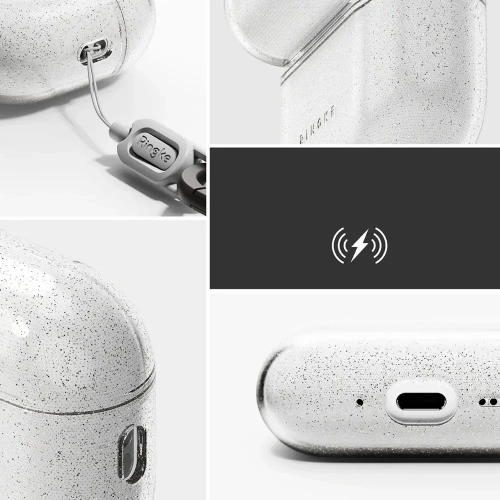 Etui Ringke Air do Apple AirPods Pro 3 Glitter Clear