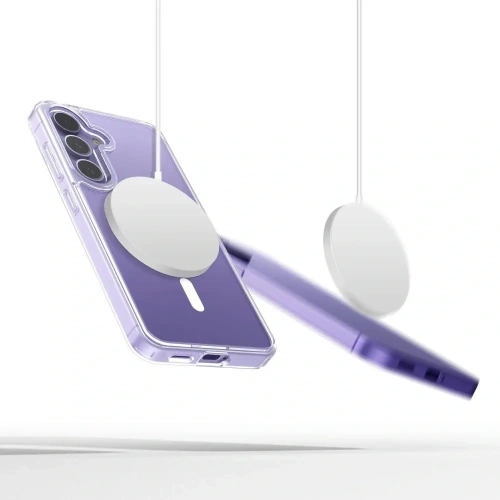 Etui Tech-Protect Flexair Hybrid MagSafe do Samsung Galaxy S25 FE Clear