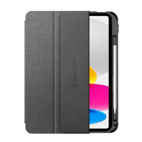 Etui Tech-Protect SmartCase Pen Canvas do Apple iPad 10.9" 2022 / 11" 2025  Charcoal Grey