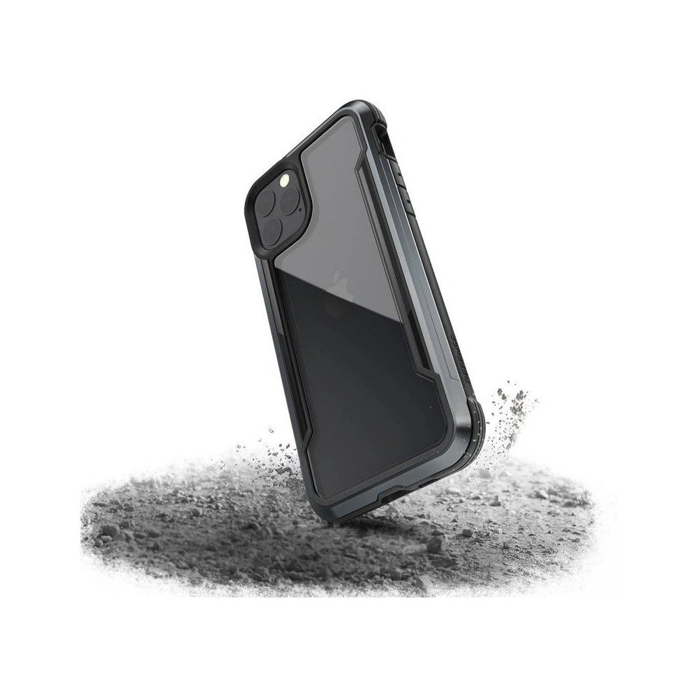 Hurtownia GSM - Hliníkové pouzdro X-Doria Defense Shield Apple iPhone 11 Pro (test pádu 3m) (černé) - XDR008BLK - {ean13} - Hurt