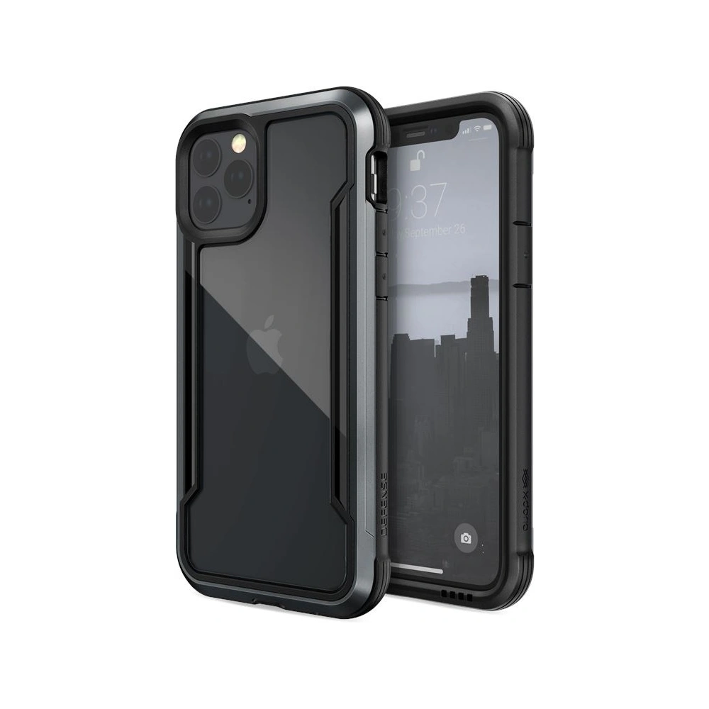 Hurtownia GSM - Hliníkové pouzdro X-Doria Defense Shield Apple iPhone 11 Pro (test pádu 3m) (černé) - XDR008BLK - {ean13} - Hurt