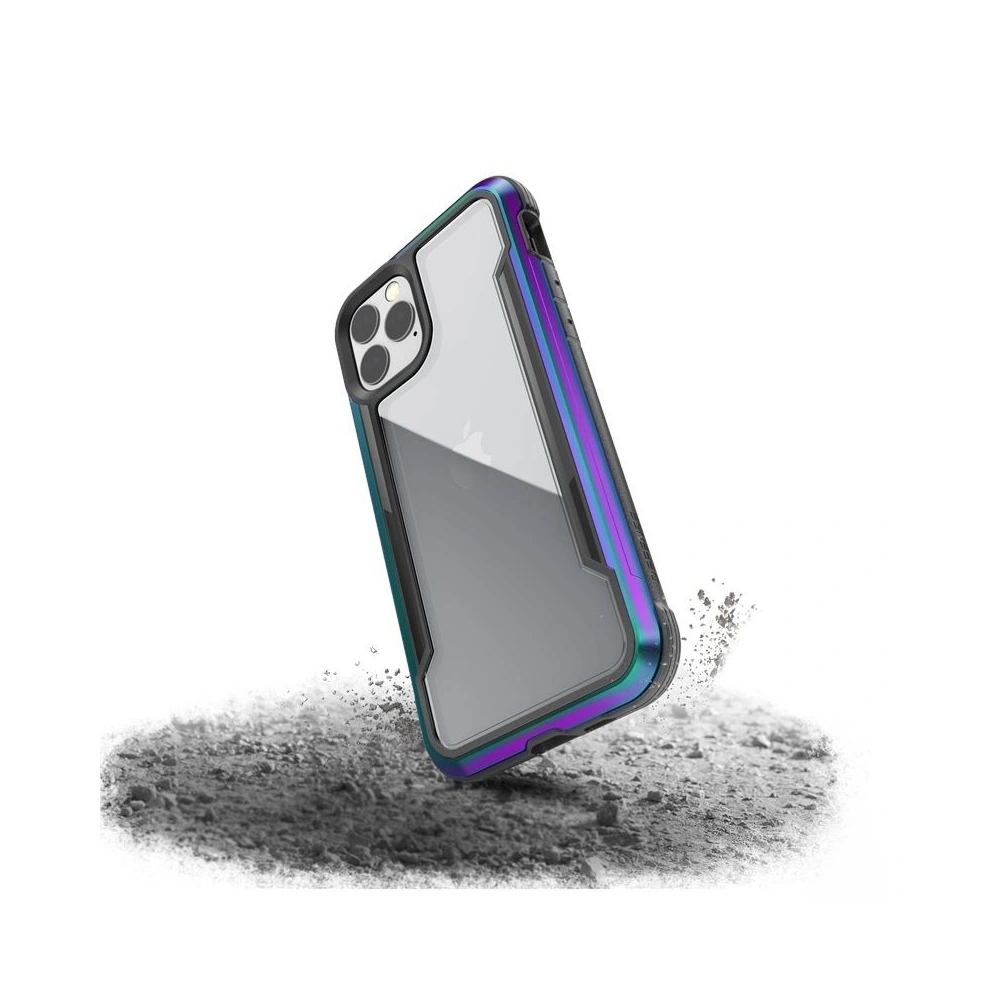 Hurtownia GSM - Hliníkový obal X-Doria Defense Shield Apple iPhone 11 Pro (test pádu 3m) (Iridescent) - XDR009IRI - {ean13} - Hurt
