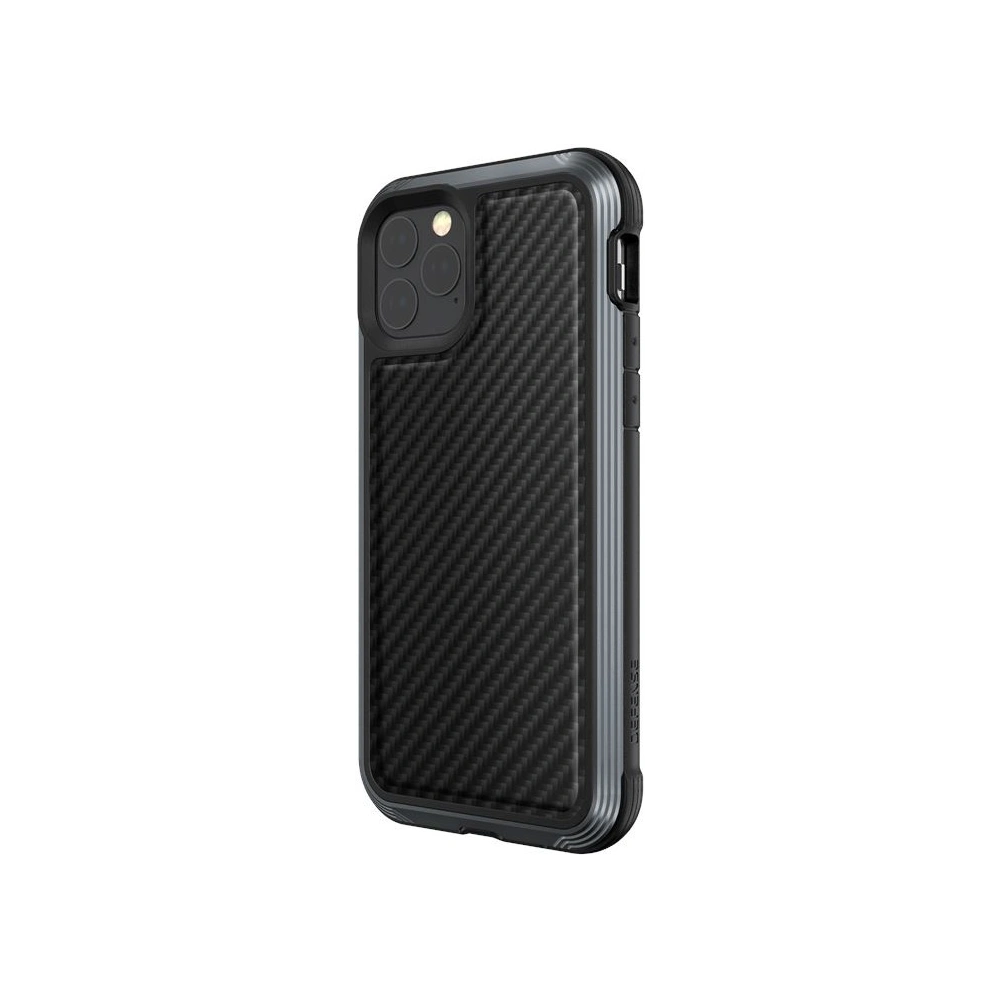 Hurtownia GSM - Etui hliníkové X-Doria Defense Lux Apple iPhone 11 Pro (test pádu 3m) (Černá uhlíková vlákna) - XDR010BLK - {ean13} - Hurt