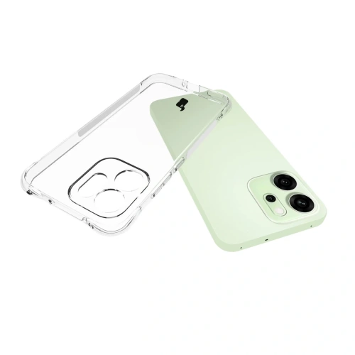 Elastyczne etui + 2x folia na ekran Bizon Case Clear Pack do Oppo Reno 14 F / FS