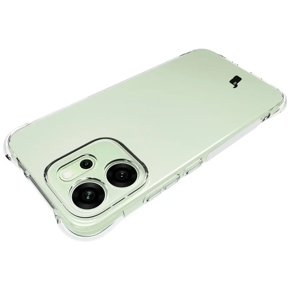 Elastyczne etui + 2x folia na ekran Bizon Case Clear Pack do Oppo Reno 14 F / FS