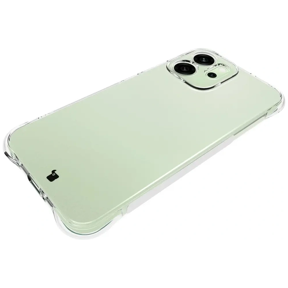 Elastyczne etui + 2x folia na ekran Bizon Case Clear Pack do Oppo Reno 14 F / FS