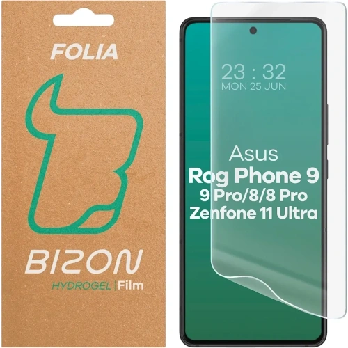 Folia hydrożelowa na ekran Bizon Glass Hydrogel Front do Asus ROG Phone 9 / 9 Pro / 8 / 8 Pro / Zenfone 11 Ultra