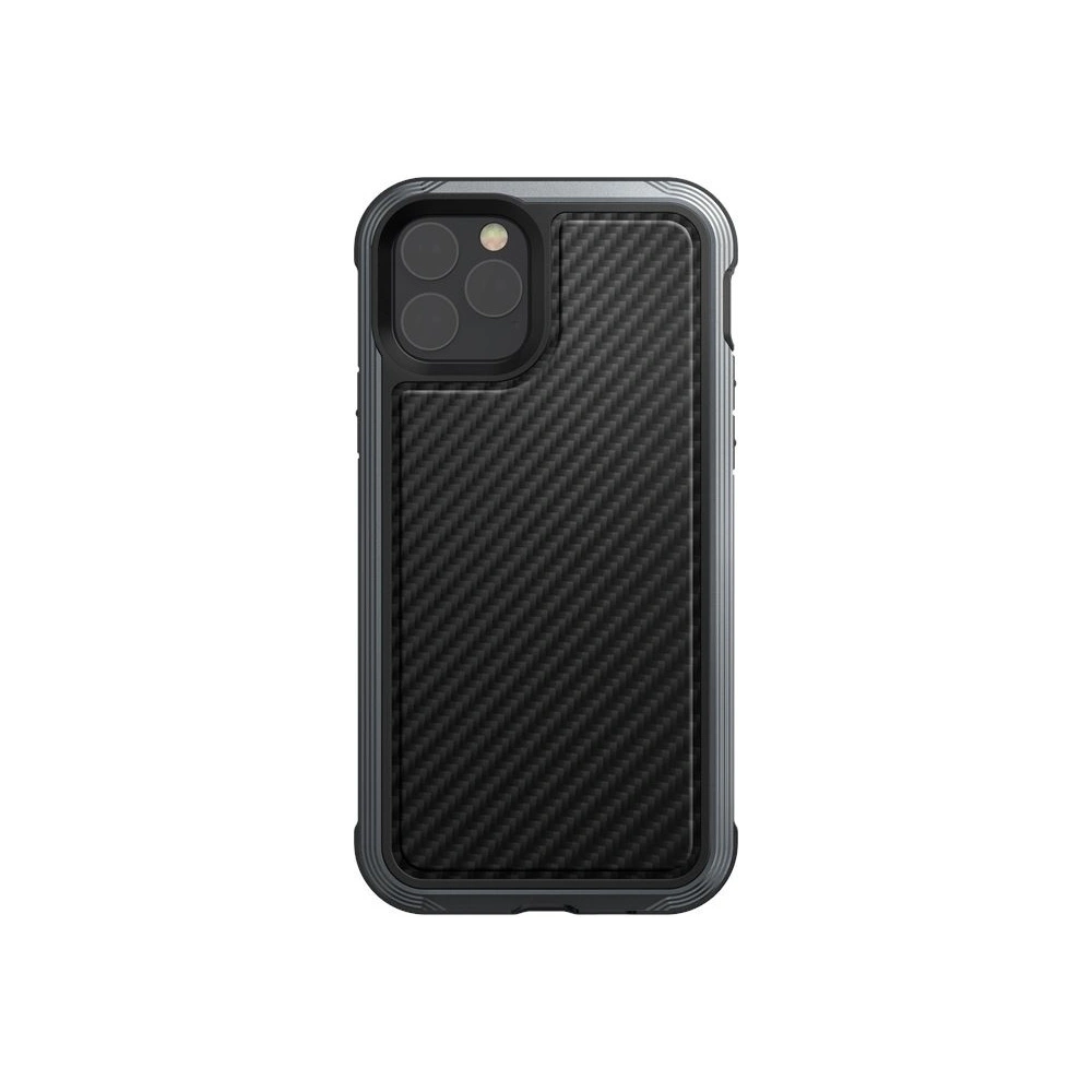 Hurtownia GSM - Etui hliníkové X-Doria Defense Lux Apple iPhone 11 Pro (test pádu 3m) (Černá uhlíková vlákna) - XDR010BLK - {ean13} - Hurt