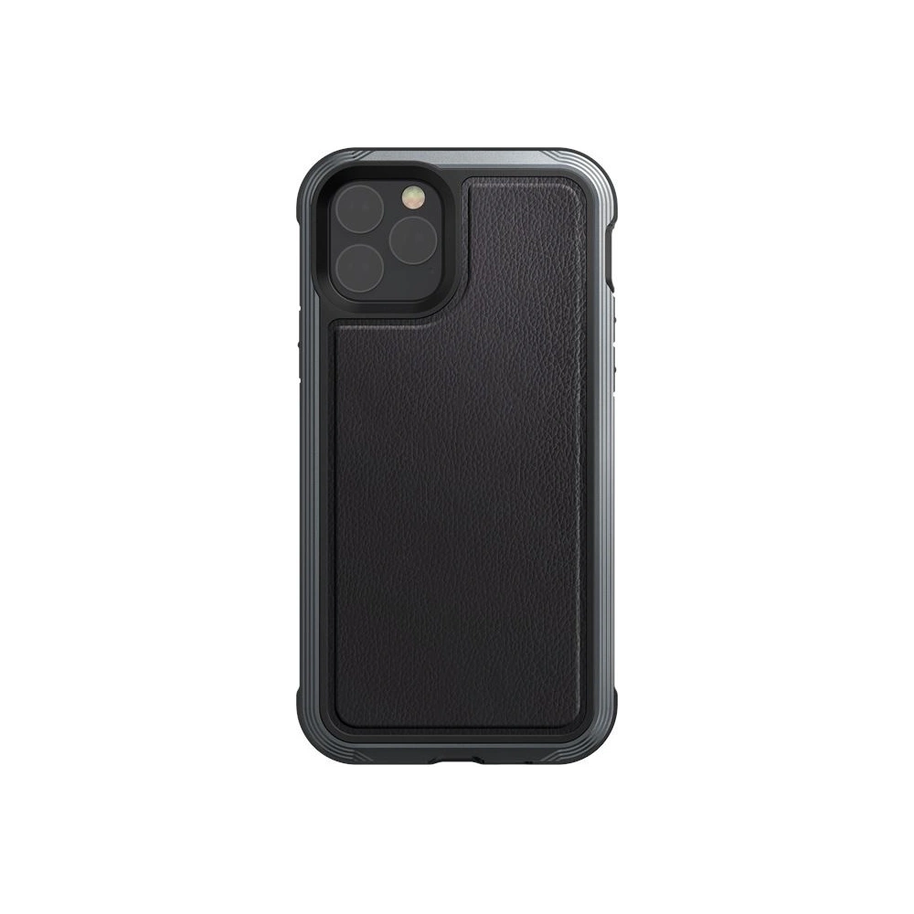 Hurtownia GSM - Etui hliníkové X-Doria Defense Lux Apple iPhone 11 Pro (Test pádu 3m) (Černá kůže) - XDR011BLK - {ean13} - Hurt