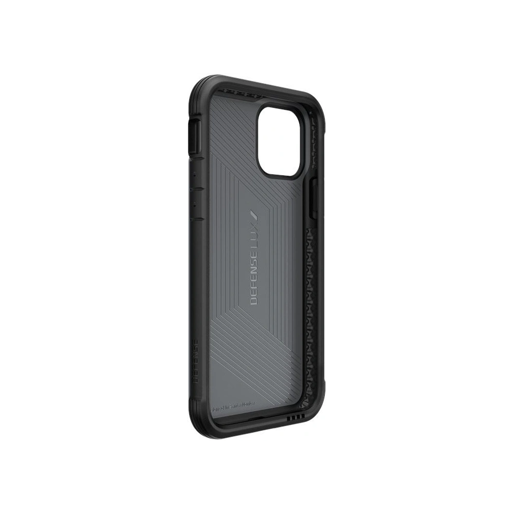 Hurtownia GSM - Etui hliníkové X-Doria Defense Lux Apple iPhone 11 Pro (Test pádu 3m) (Černá kůže) - XDR011BLK - {ean13} - Hurt