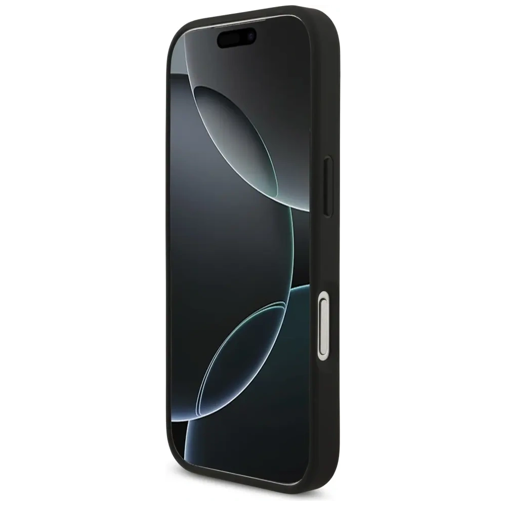 Etui Guess Grained Big 4G & Classic Logo do Apple iPhone 17 Pro czarny