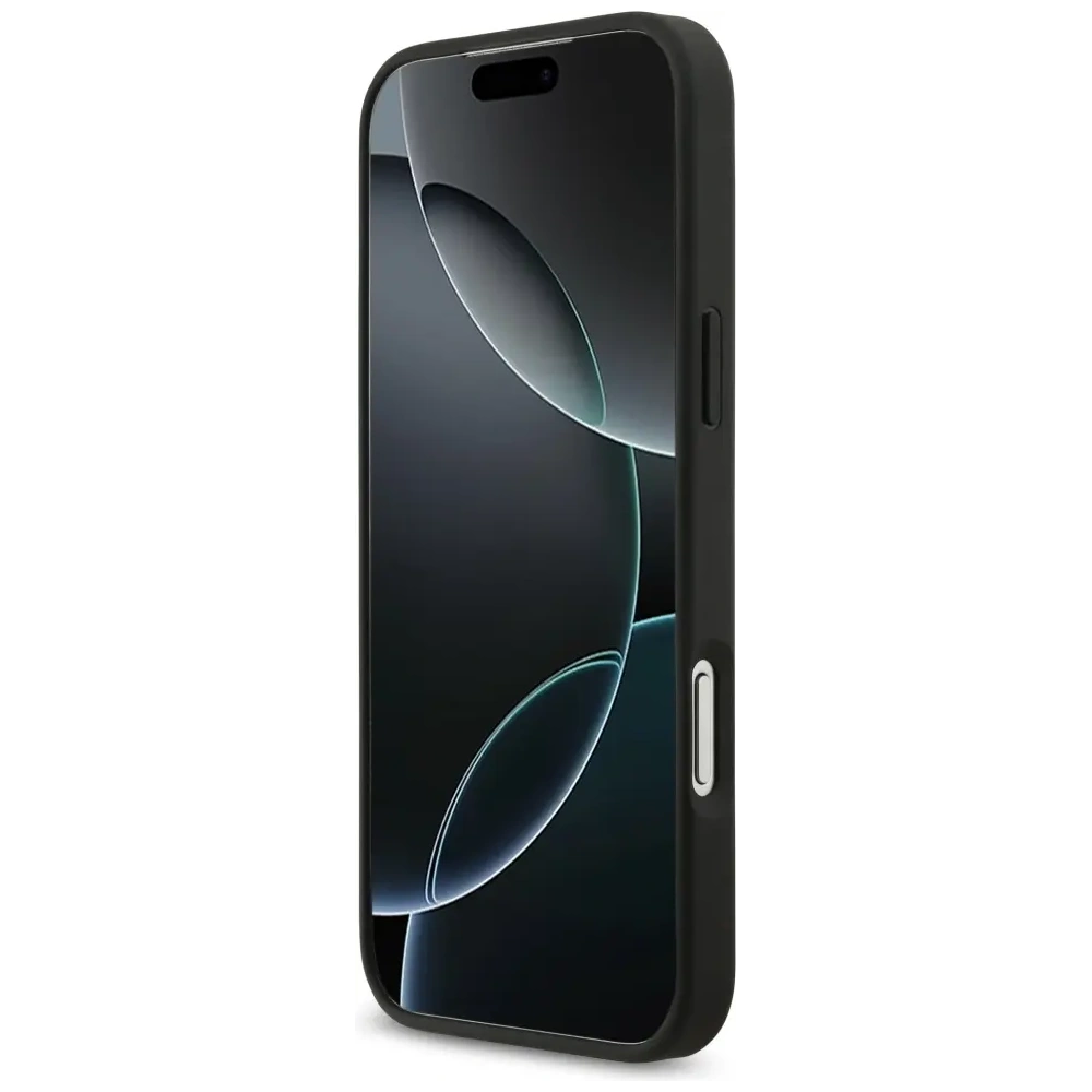 Etui Guess Grained Big 4G & Classic Logo do Apple iPhone 17 Pro Max czarny