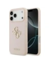 Etui Guess Grained Big 4G & Classic Logo do Apple iPhone 17 Pro Max różowy