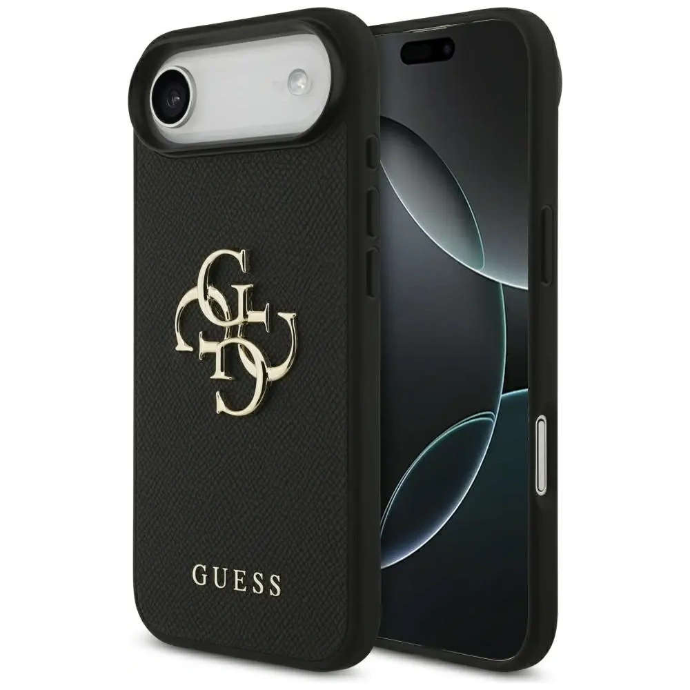 Etui Guess Grained Big 4G & Classic Logo do Apple iPhone Air czarny