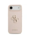 Etui Guess Grained Big 4G & Classic Logo do Apple iPhone Air różowy