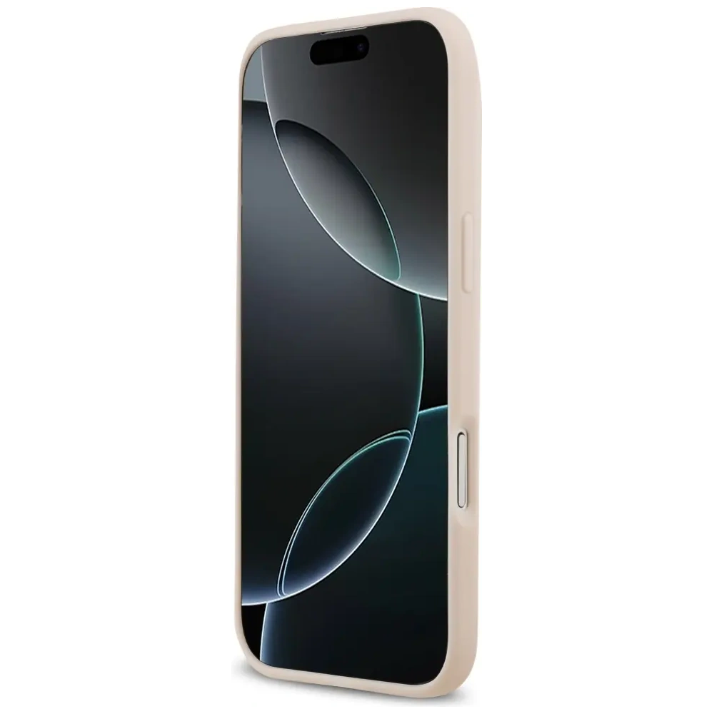 Etui Guess Grained Big 4G & Classic Logo do Apple iPhone Air różowy
