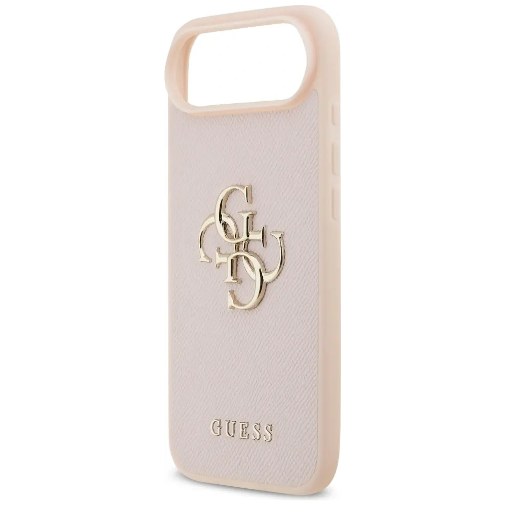 Etui Guess Grained Big 4G & Classic Logo do Apple iPhone Air różowy
