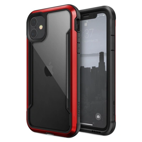 Etui aluminiowe X-Doria Defense Shield Apple iPhone 11 (Drop test 3m) (Red)
