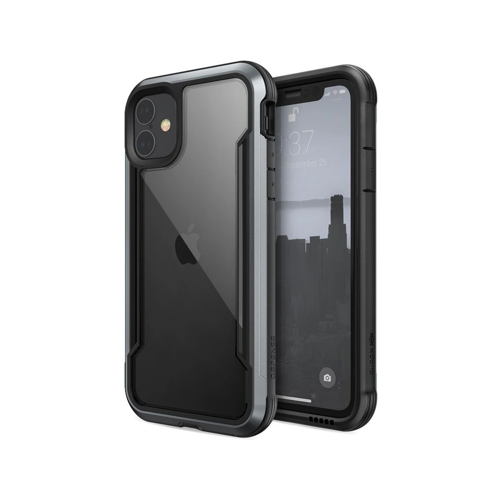 Hurtownia GSM - Hliníkový obal X-Doria Defense Shield Apple iPhone 11 (test pádu 3m) (černý) - XDR018BLK - {ean13} - Hurt