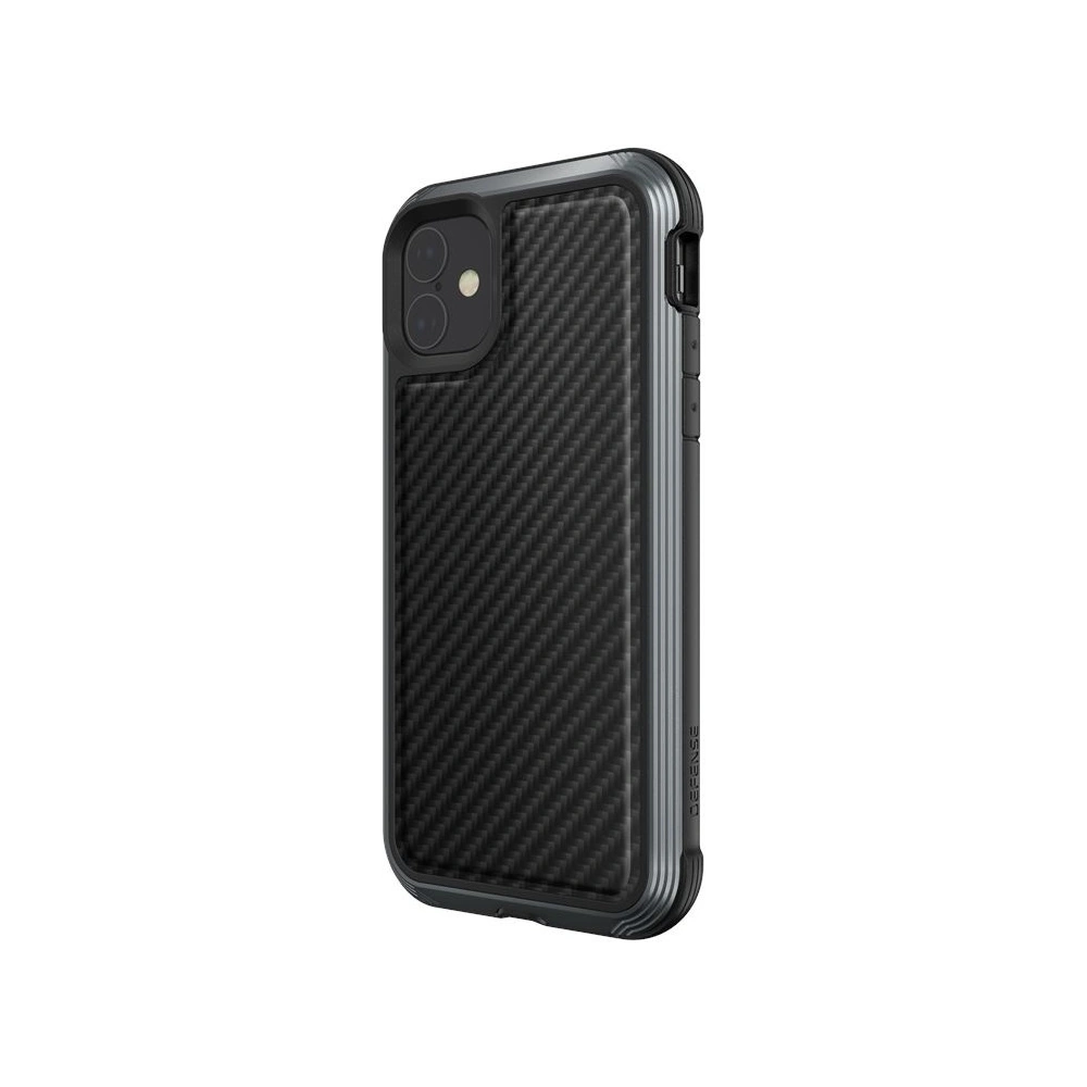 Hurtownia GSM - Hliníkové pouzdro X-Doria Defense Lux Apple iPhone 11 (test pádu 3m) (Černý uhlíkový vlákno) - XDR020BLK - {ean13} - Hurt
