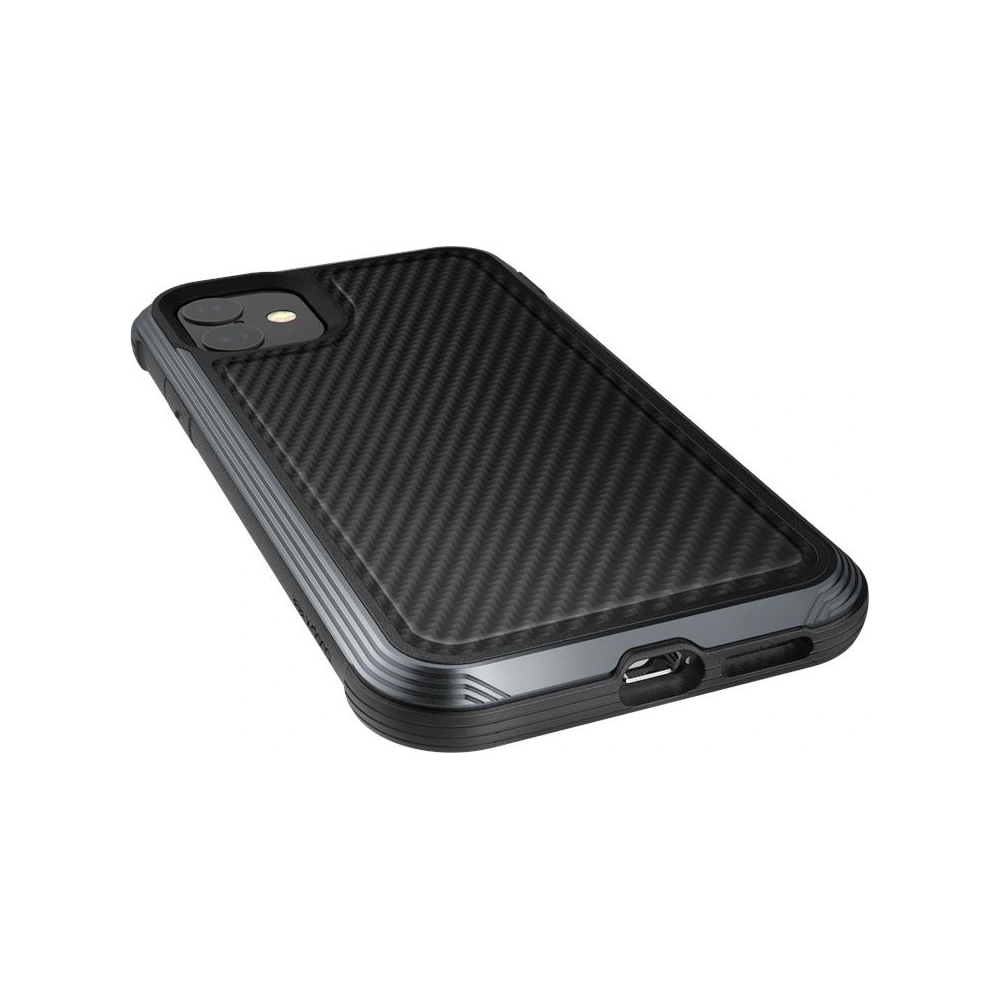 Hurtownia GSM - Hliníkové pouzdro X-Doria Defense Lux Apple iPhone 11 (test pádu 3m) (Černý uhlíkový vlákno) - XDR020BLK - {ean13} - Hurt