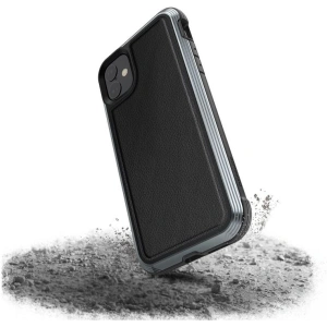 Hurtownia GSM - Hliníkový obal X-Doria Defense Lux Apple iPhone 11 (test pádu 3m) (černá kůže) - XDR021BLK - {ean13} - Hurt