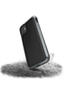 X-Doria Defense Lux - Aluminum Case for iPhone 11 (Drop test 3m) (Black Leather)