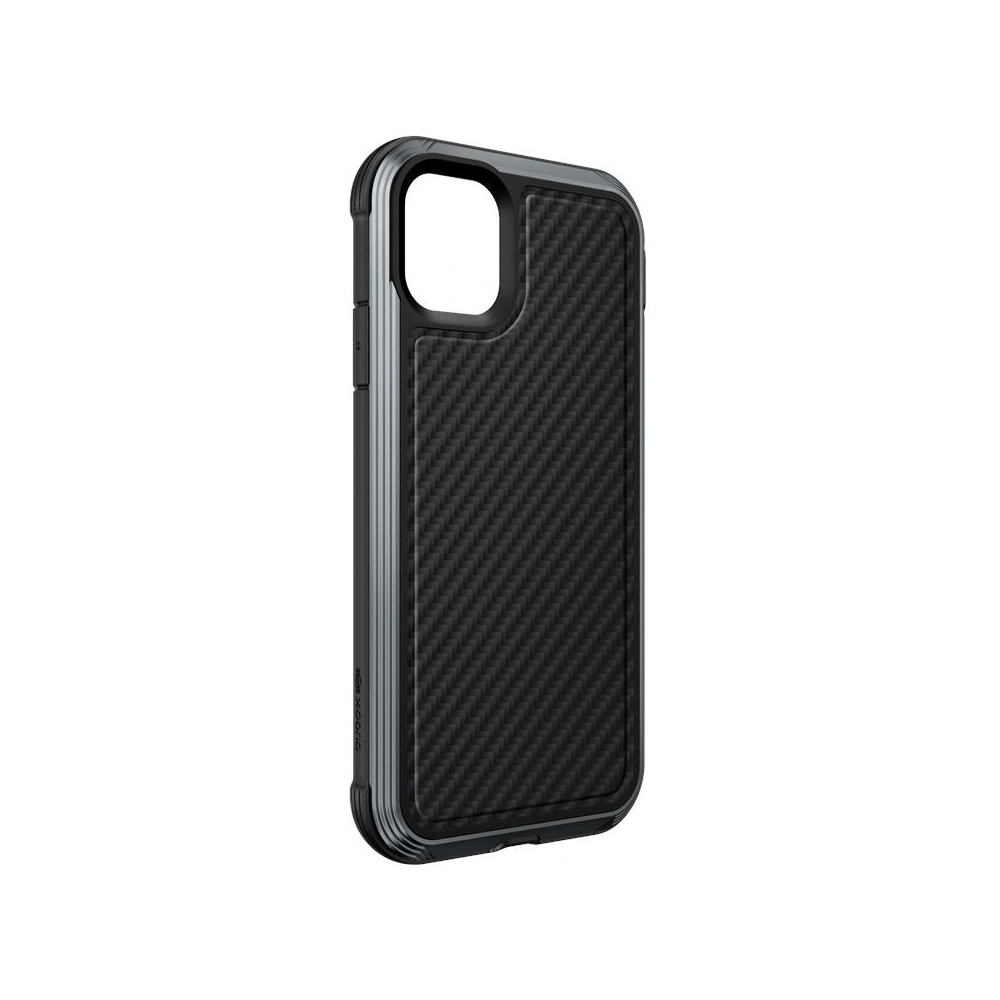 Hurtownia GSM - Hliníkové pouzdro X-Doria Defense Lux Apple iPhone 11 (test pádu 3m) (Černý uhlíkový vlákno) - XDR020BLK - {ean13} - Hurt